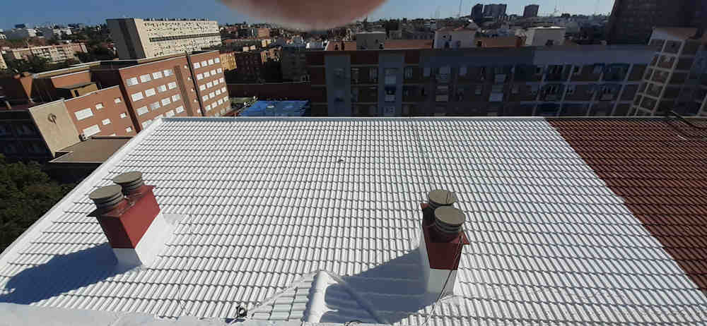 tejado impermeabilizado madrid